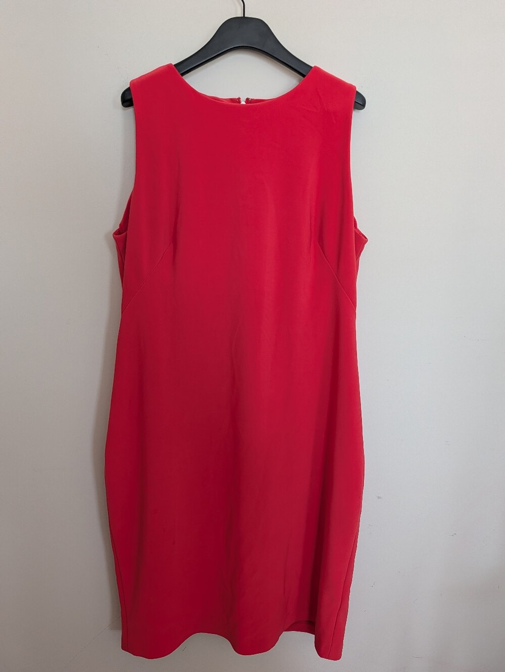 Lauren Ralph Lauren Women's Red Sleeveless  Shift Dress Size 16